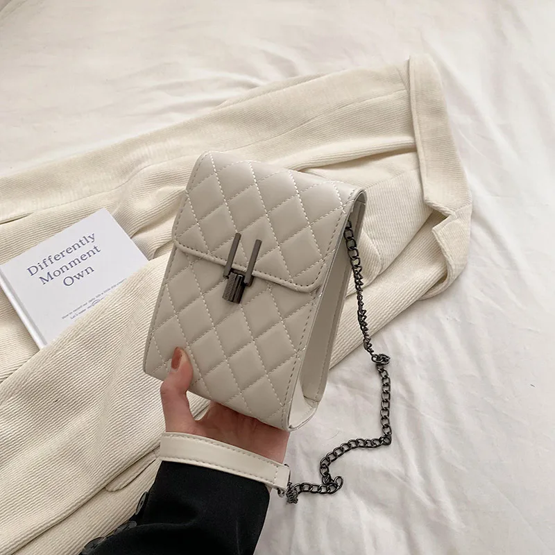 Personalized Fashionable Stylish Small Bag Simple Crossbody Women's Bag Handbag - Beige