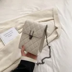 Personalised Fashionable Stylish Small Bag Simple Crossbody Women's Bag Handbag - Beige