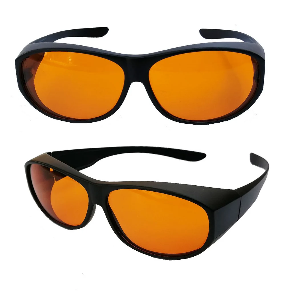 Hair Removal Device Infrared Laser Protective Glasses - Orange Lens - View 1