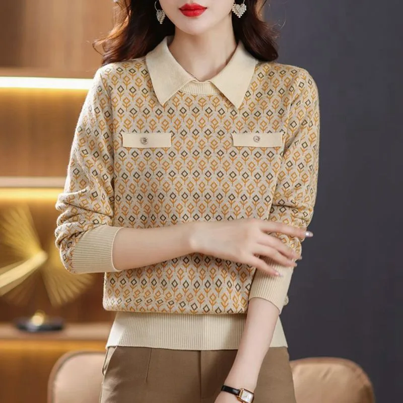 Short Chic Loose Pullover Floral Top Beige - Shop at LoveMi