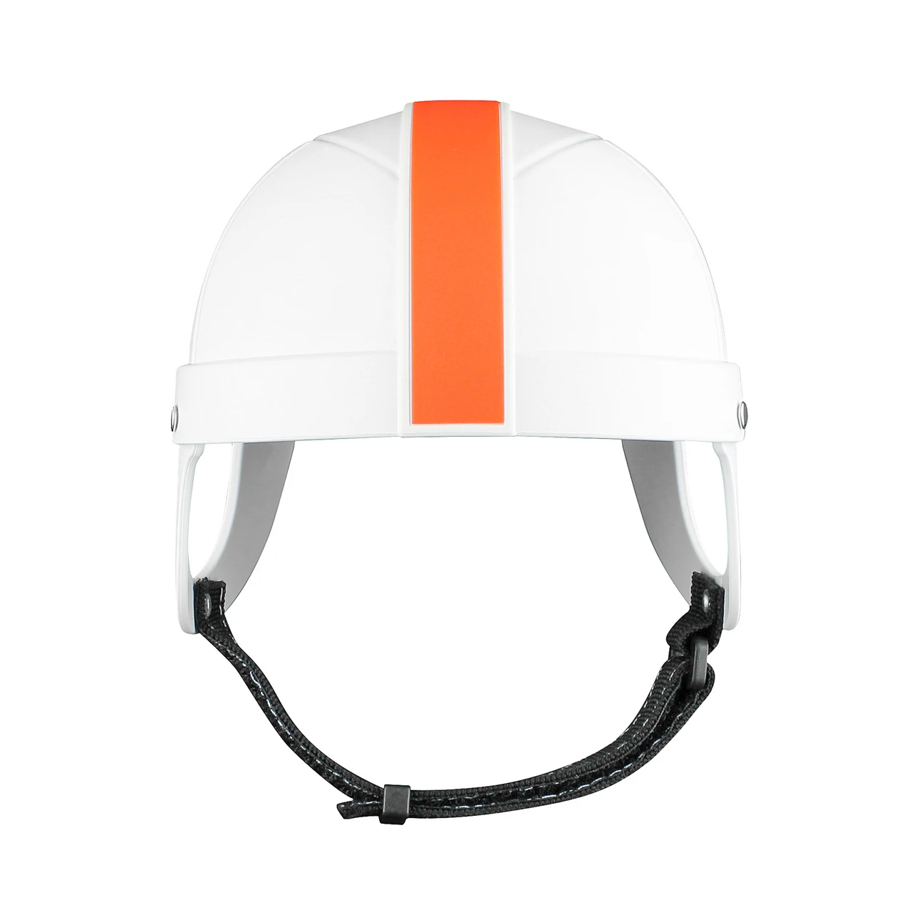 Pet Ride Motorcycle Safety Helmet - White Orange - View 1