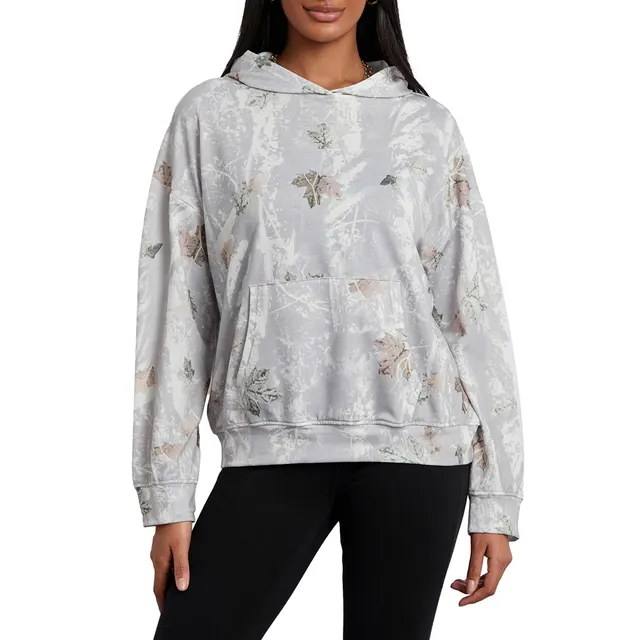Women's Loose Camouflage Hoodie Maple Leaf Sweater Style 1 - Shop at LoveMi