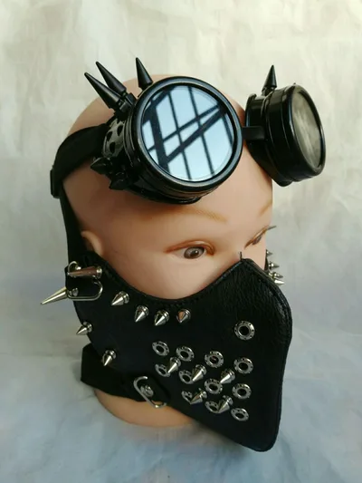 Steam Gear Gothic Punk Mask Style 4 - Shop at LoveMi