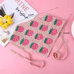 All-matching Triangular Binder Knitted Hair Band - 3 Strawberry Style