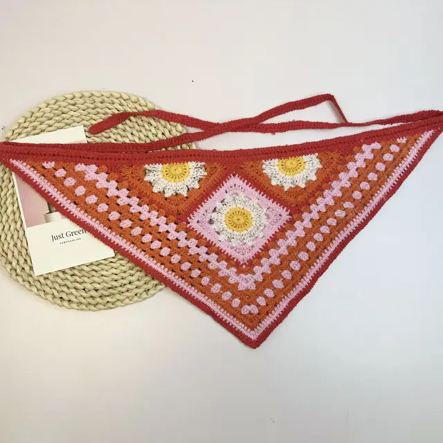 All matching Triangular Binder Knitted Hair Band 53 Orange - Shop at LoveMi