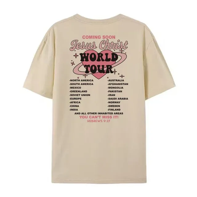 Fashion T shirt Knitted Printed Women's Top Khaki - Shop at LoveMi