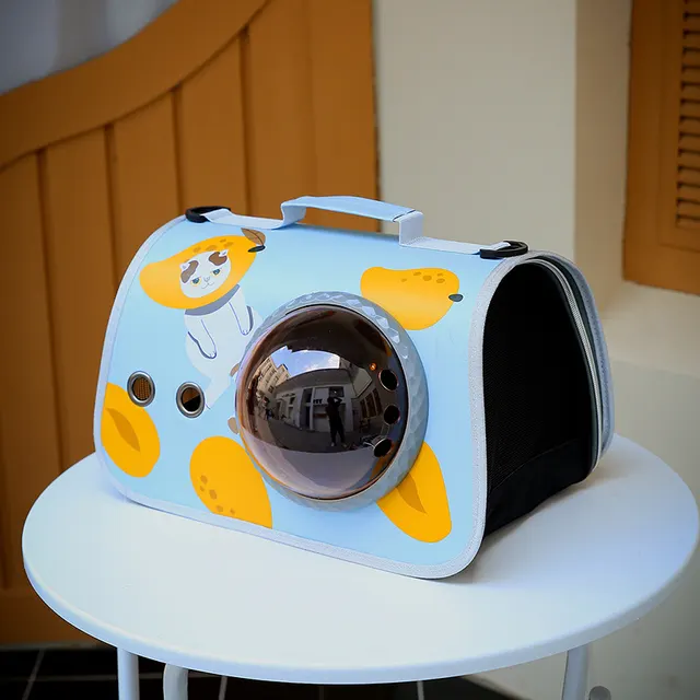 Outing Carry Bag Portable Pet Bag Transparent Cat Cage Mango Cat - Shop at LoveMi