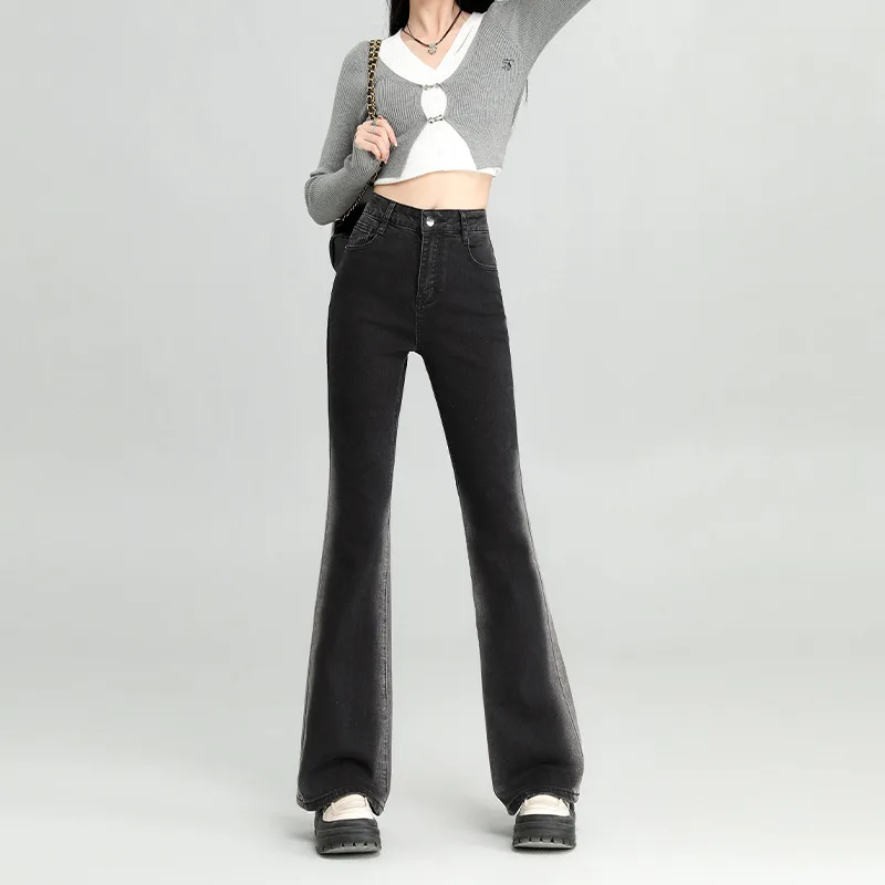 Fashionable High Waist Skinny Jeans For Women Black - Shop at LoveMi
