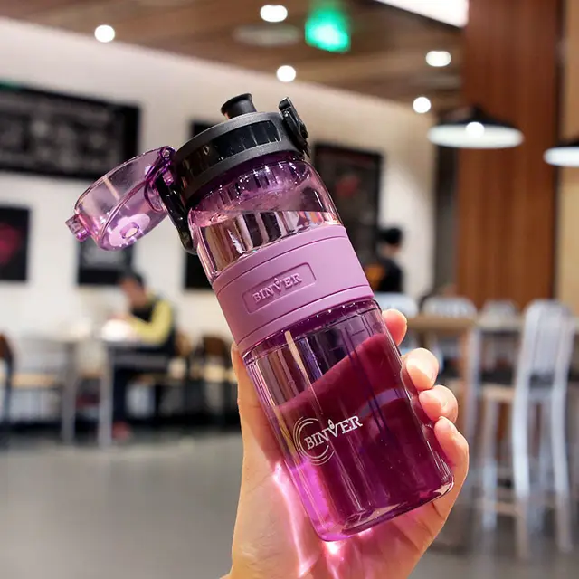 Sports Plastic Cup Outdoor Portable Anti fall Heat Resistant Purple - Shop at LoveMi