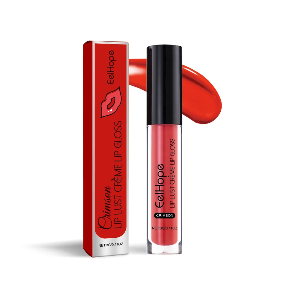 Red Waterproof Lip Gloss Red - Shop at LoveMi