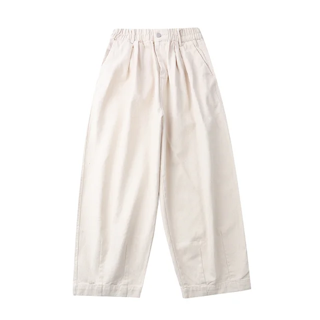 Retro Japanese Wide Leg Jeans Women's Loose Yamamoto Khaki - Shop at LoveMi