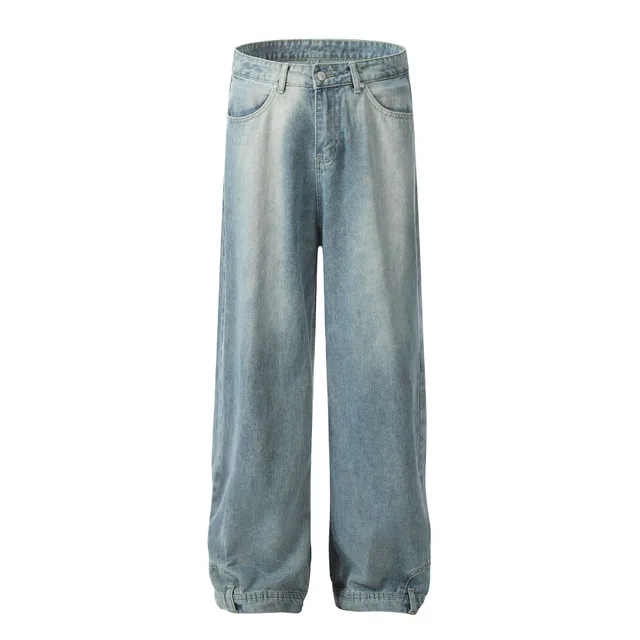Washed Inverted American Jeans Blue - Shop at LoveMi