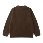 Women's Sweater Idle Style Loose Fall And Winter Outer Wear - Brown