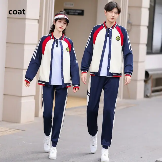 Three piece School Uniform For Middle School Students Sports Suit Coat - Shop at LoveMi