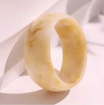 Exaggerated Irregular Translucent Acrylic Fashion Bracelet Milk Coffee Color - Shop at LoveMi