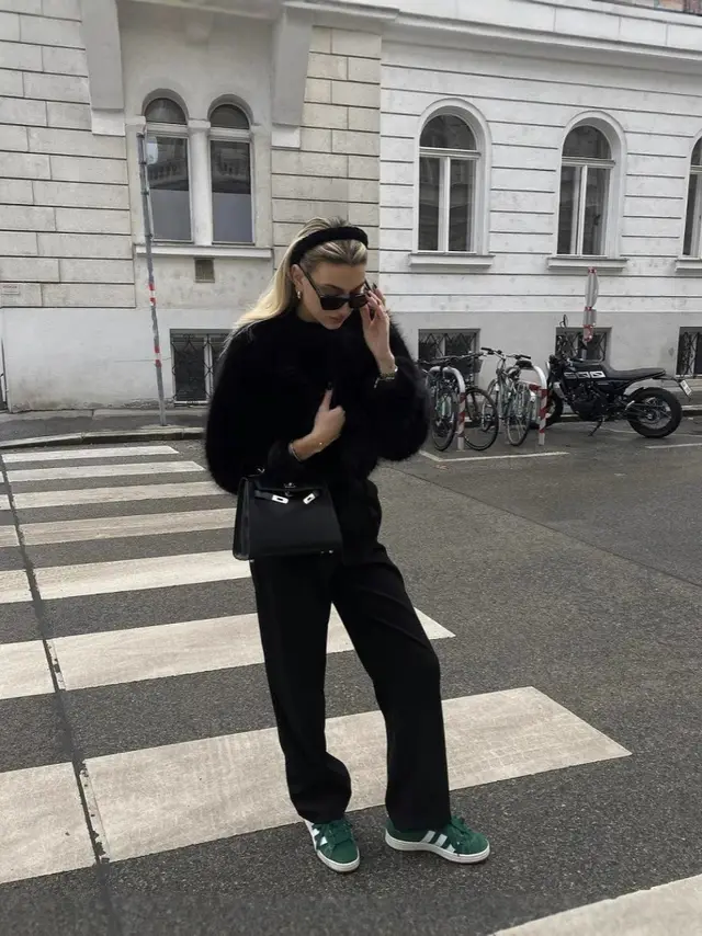 Women's Round Neck Long Sleeve Faux Fur Coat Black - Shop at LoveMi