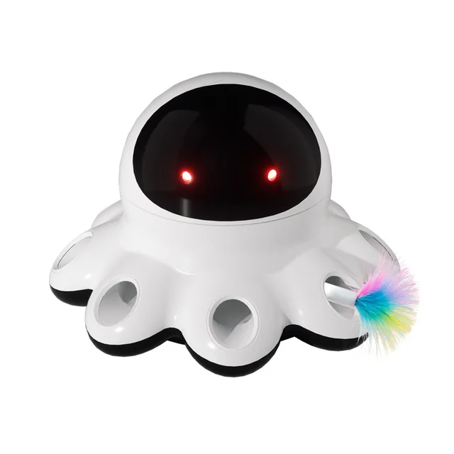 New Cat Teaser Electric Cat Toy Shiny Automatic Funny Cat Black - Shop at LoveMi