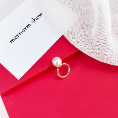 Scarf Pendant Tassel Pendant Fashion All match Pearl Brass Buckle Style 29 - Shop at LoveMi