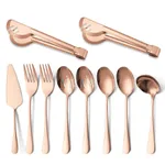Rose Gold 10Pcs Cake Shovel