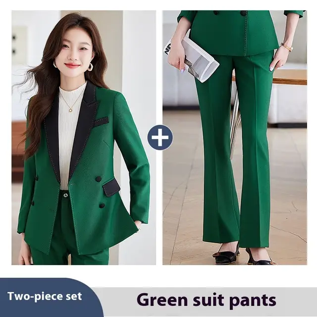 Red Suit Jacket Bell bottom Pants Suit Green Suit - Shop at LoveMi