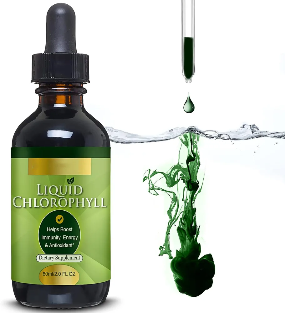 Chlorophyll Liquid Drops - Droplets