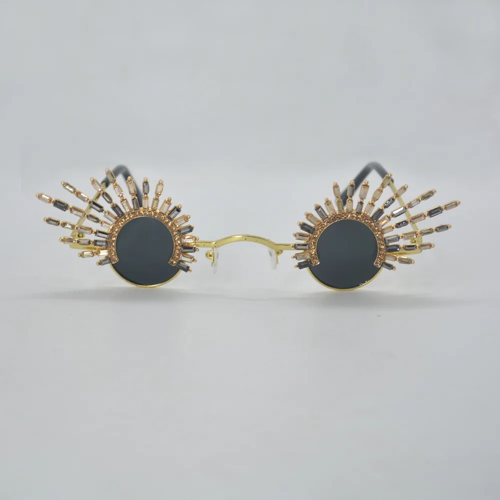 Retro Design Irregular Tassel Sunglasses - Type A