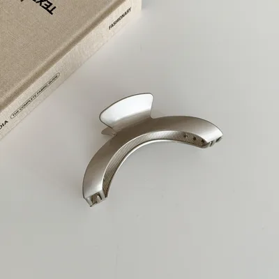 Metal Arch High end Grip Advanced Sense Hair Accessory Clips Arc Alloy Grip Silver Gray - Shop at LoveMi
