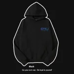 Black Hooded Top Gykj