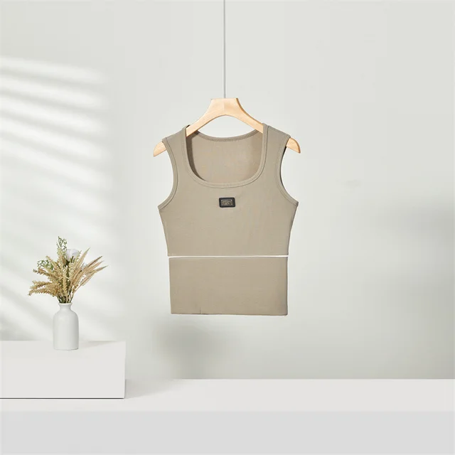Spring And Summer Women's Bottoming Camisole Women's Slim Fit Inner Wear Gray Zongzi - Shop at LoveMi