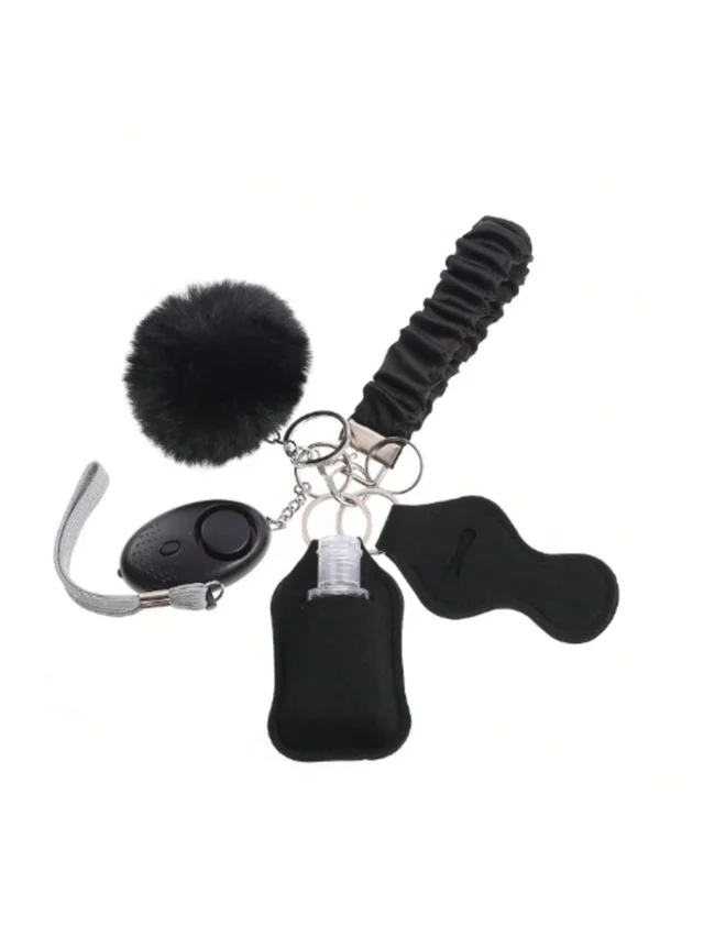Large Intestine Ring Key Chain Lip Balm Cover Black - Shop at LoveMi
