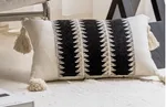 Black Waist Pillow 30X50