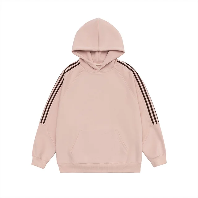 Spring And Autumn Couple New Loose Casual Top Pink - Shop at LoveMi