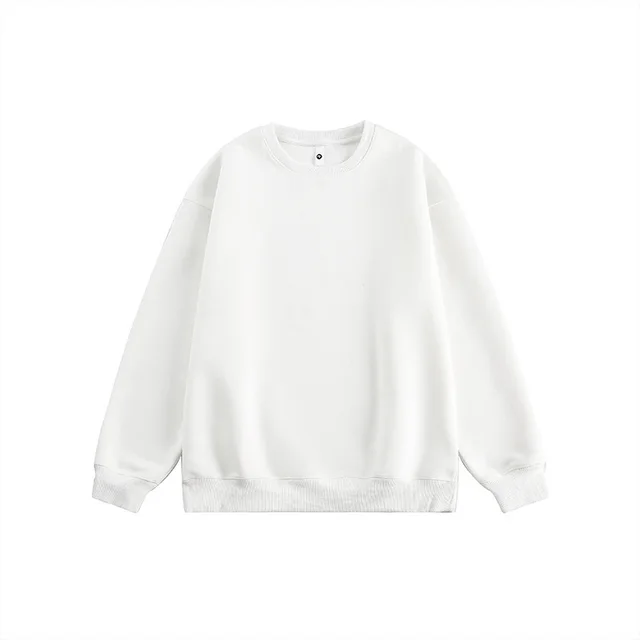 Autumn New Long sleeved T shirt Loose Couple's Tops Sweater White - Shop at LoveMi