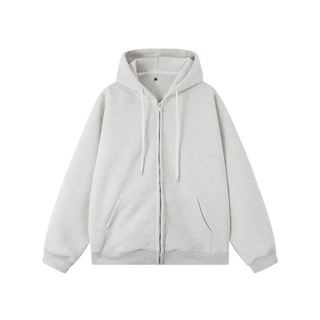American Casual Men's And Women's Same Style Cardigan Coat Outerwear White Flower Gray - Shop at LoveMi