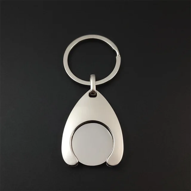 Euro Dollar Metal Token Keychain 02 Style - Shop at LoveMi