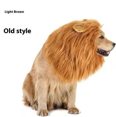 King Of The Jungle Pet Funny Lion Head Cover Black L - Shop at LoveMi