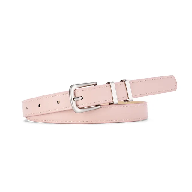 Decorate Student Y2k Multi color Thin Waist Belt For Women Pink - Shop at LoveMi
