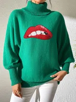 Green Red Lips