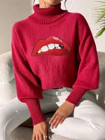 Red And Red Lips