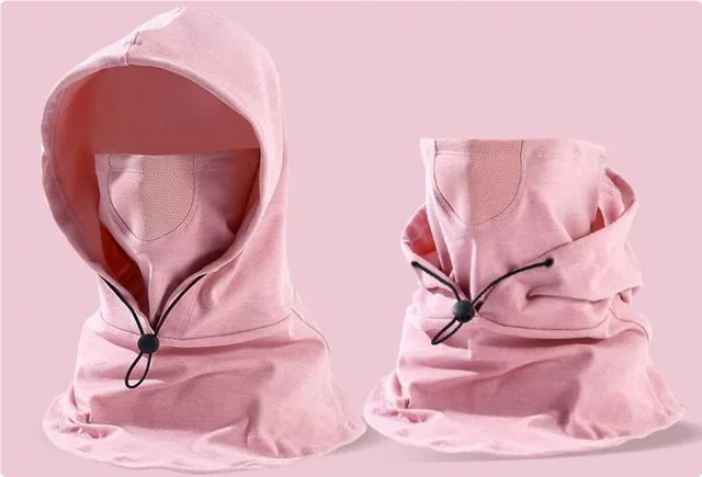 Multi Functional Outdoor Windproof And Cold Proof Warm Mask Cherry Blossom Powder - Shop at LoveMi