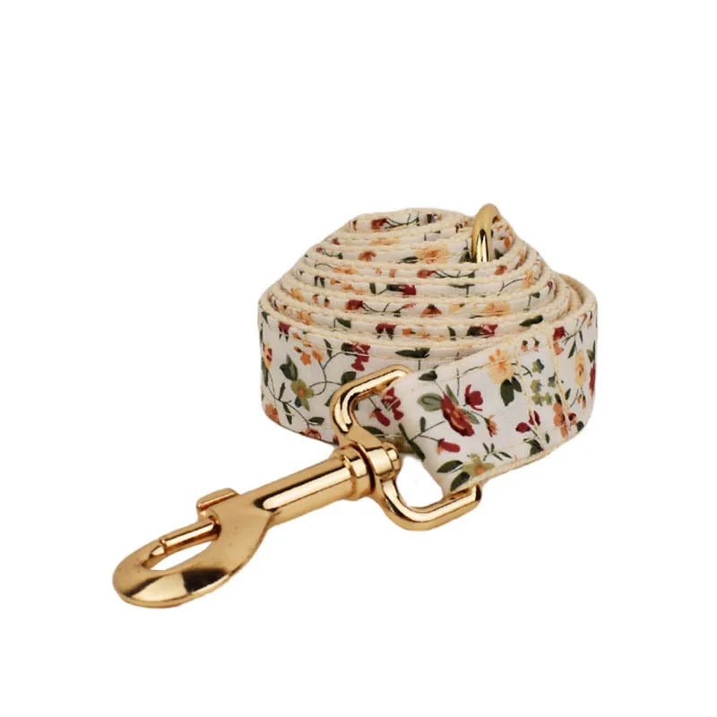Small White Flower Pet Dog Collar Suit Dog Leash - Shop at LoveMi