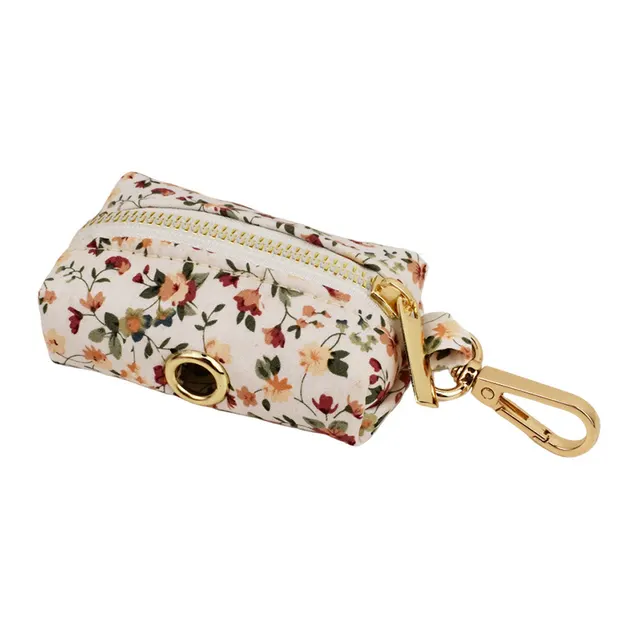 Small White Flower Pet Dog Collar Suit Dog Poop Bag - Shop at LoveMi