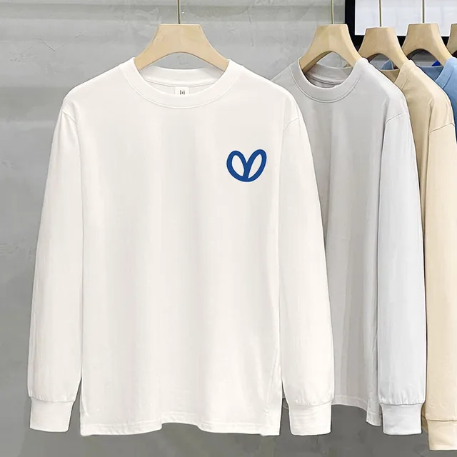 230g Heavy Cotton Long sleeved T shirt For Women Corsage Nice - Shop at LoveMi