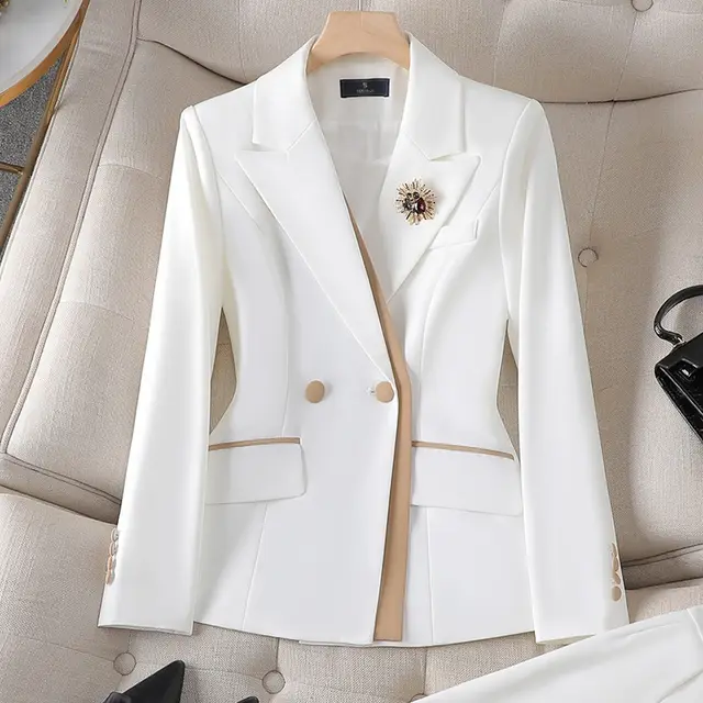 Niche Temperament White Collar For Business Enterprises Suit Women White Suit - Shop at LoveMi