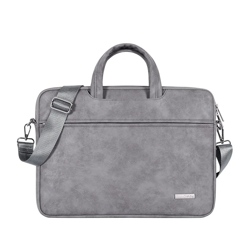 Laptop Bag Suitable Briefcase Laptop Sleeve Protective Case Grey - Shop at LoveMi