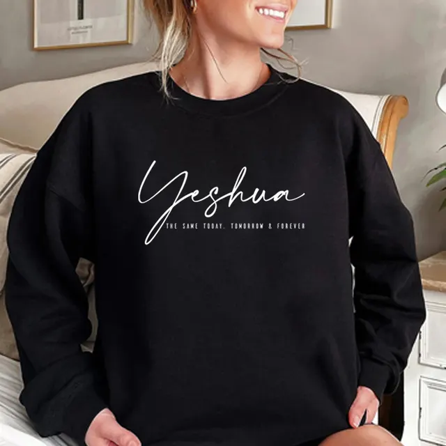 New Fleece lined Long Sleeve Round Neck Women's Sweater Black - Shop at LoveMi