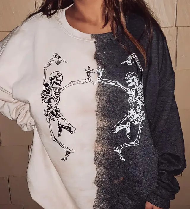 Fashion Women's Wear Printing Color Contrast Loose Greige - Shop at LoveMi
