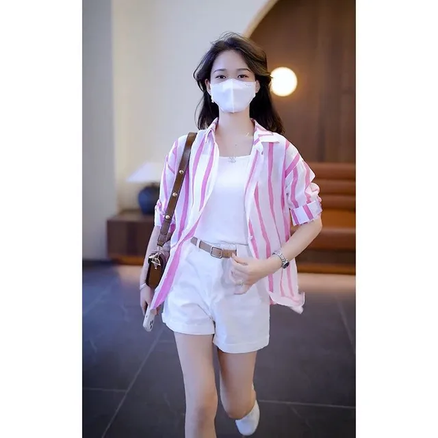 Women's Sun proof Shirt With Design Slimming Casual Single Shirt - Shop at LoveMi