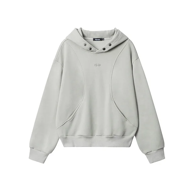 Women's Niche Loose Hooded Sweater Khaki - Shop at LoveMi