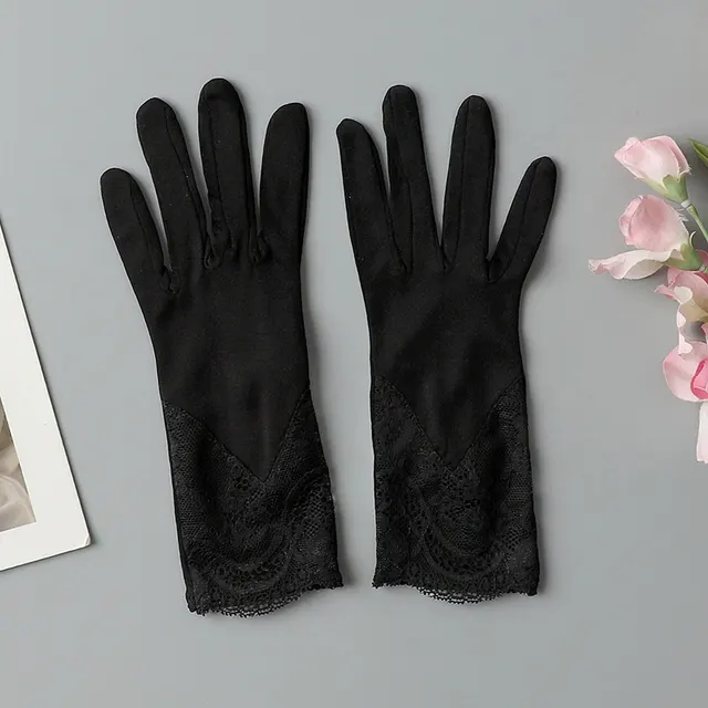 Lace Sleep Gloves For Women Black - Shop at LoveMi